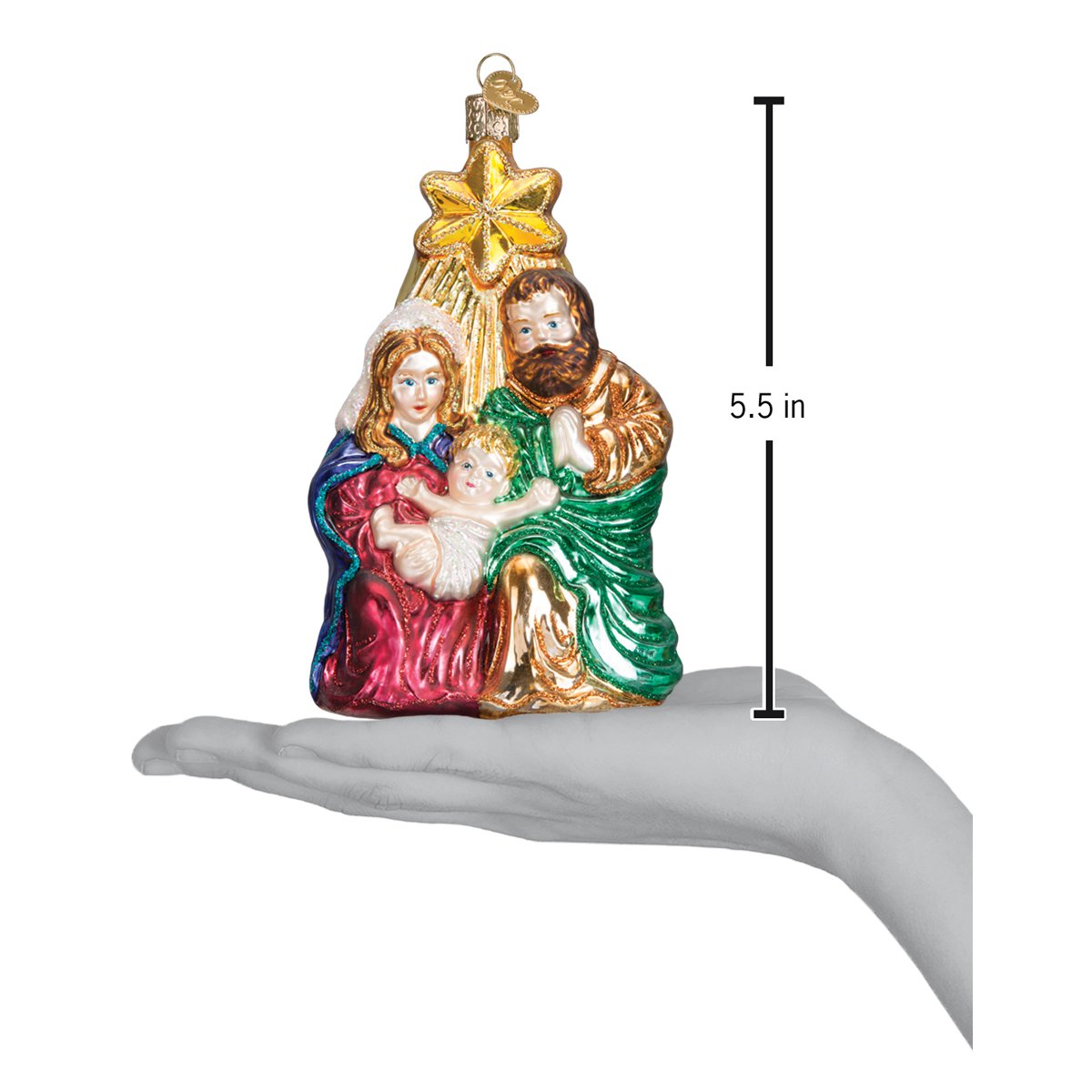 Holy Family With Star Old World Christmas