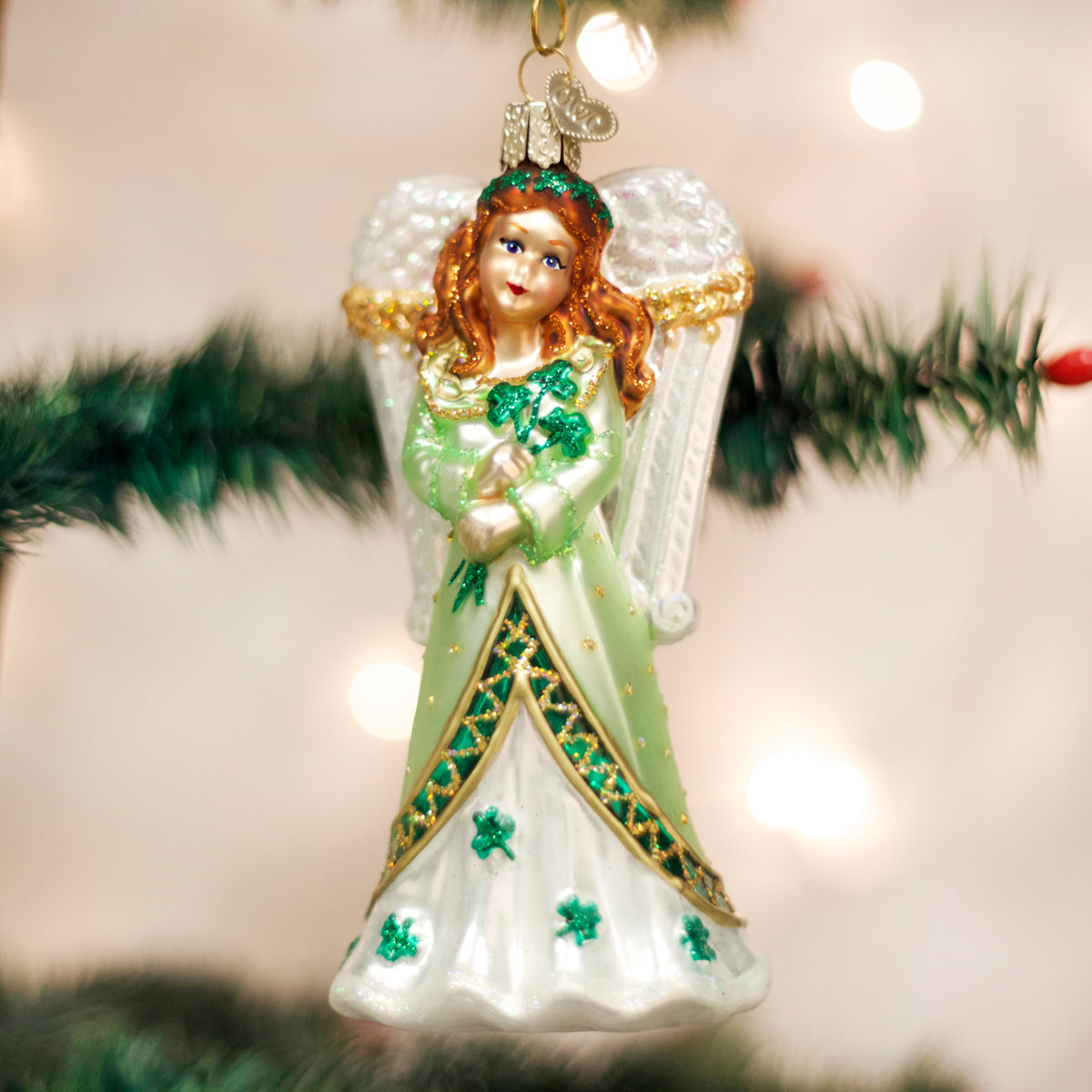 Irish Angel Ornament Old World Christmas