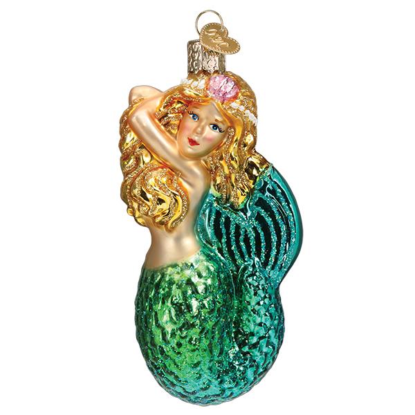 Seashell Mermaid Ornament Old World Christmas