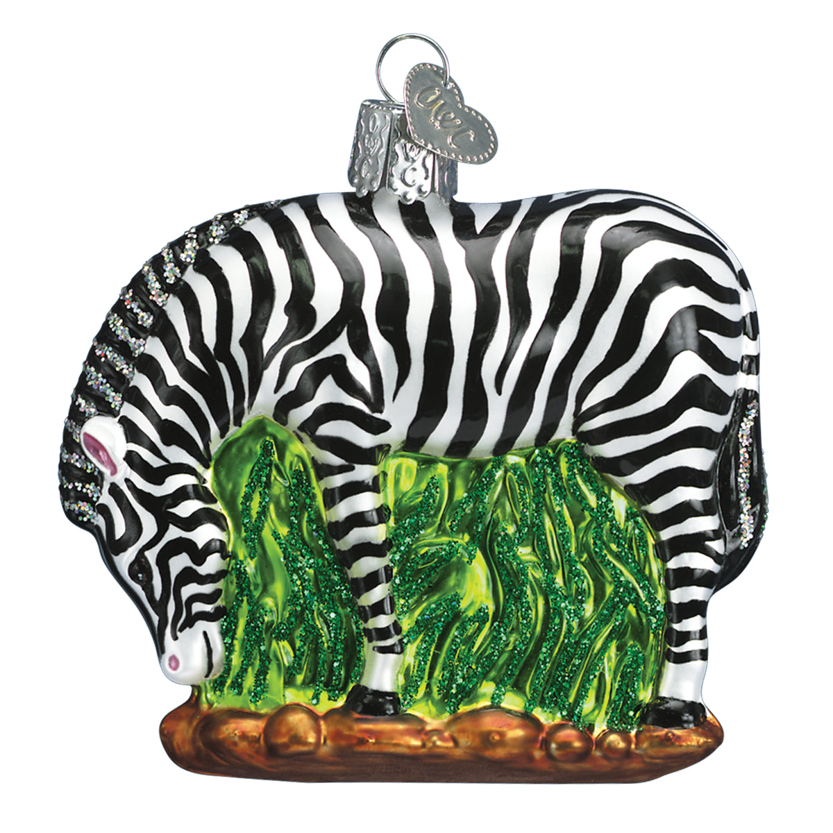 Zebra Ornament Old World Christmas
