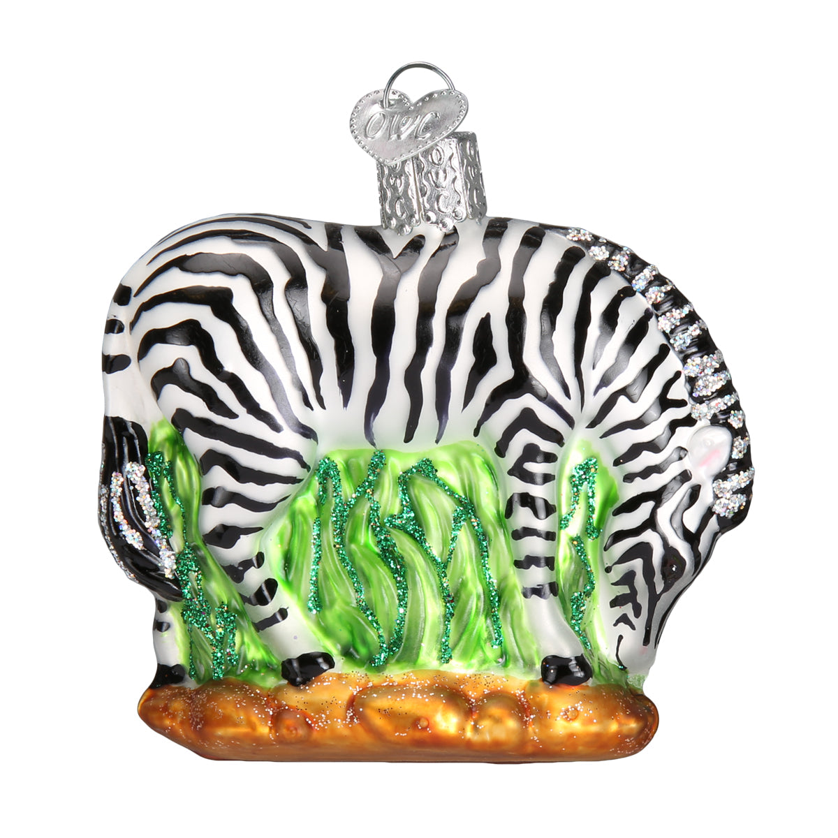 Zebra Ornament Old World Christmas
