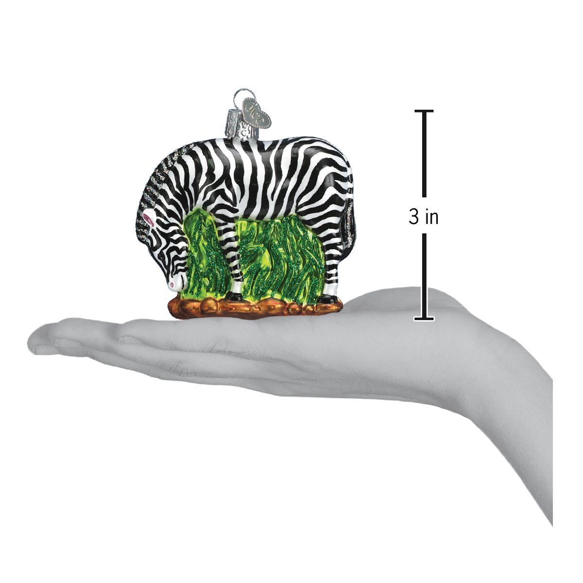 Zebra Ornament Old World Christmas