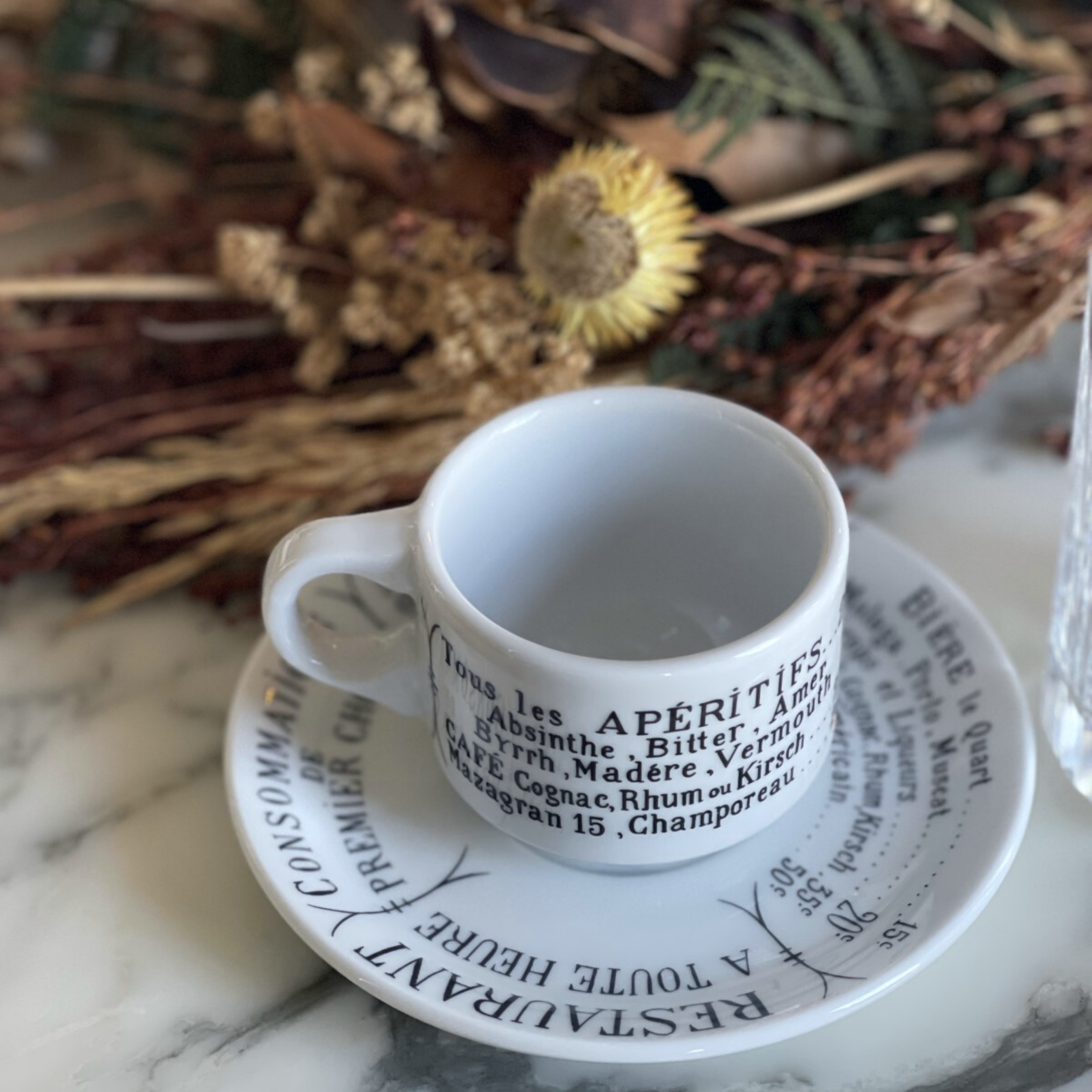 Brasserie Saucers, Set of 4