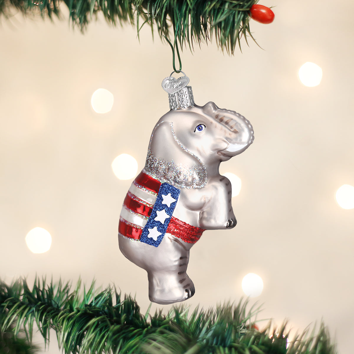 Republican Elephant Old World Christmas
