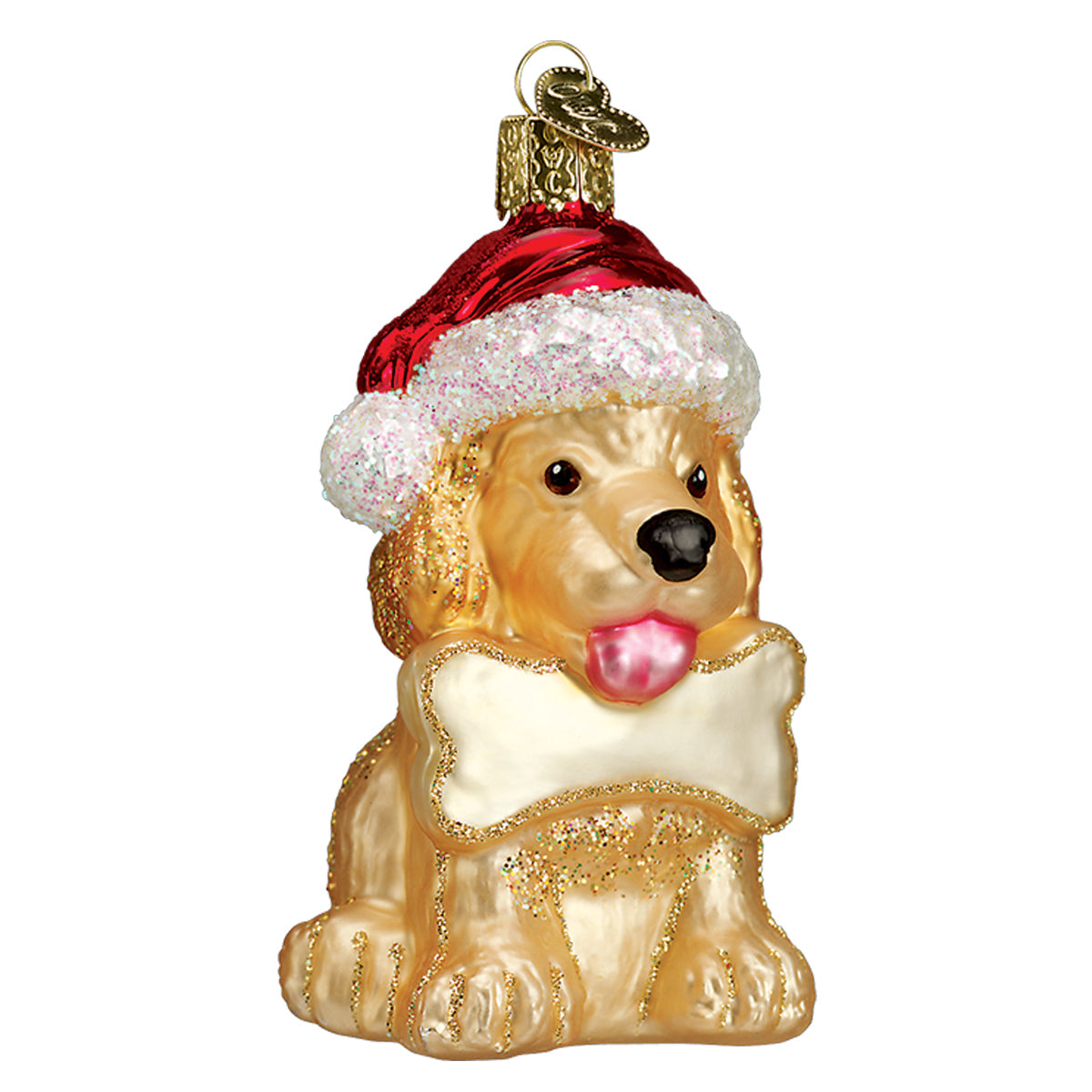 Jolly Pup Ornament Old World Christmas