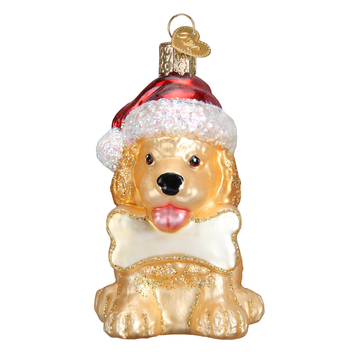 Jolly Pup Ornament Old World Christmas