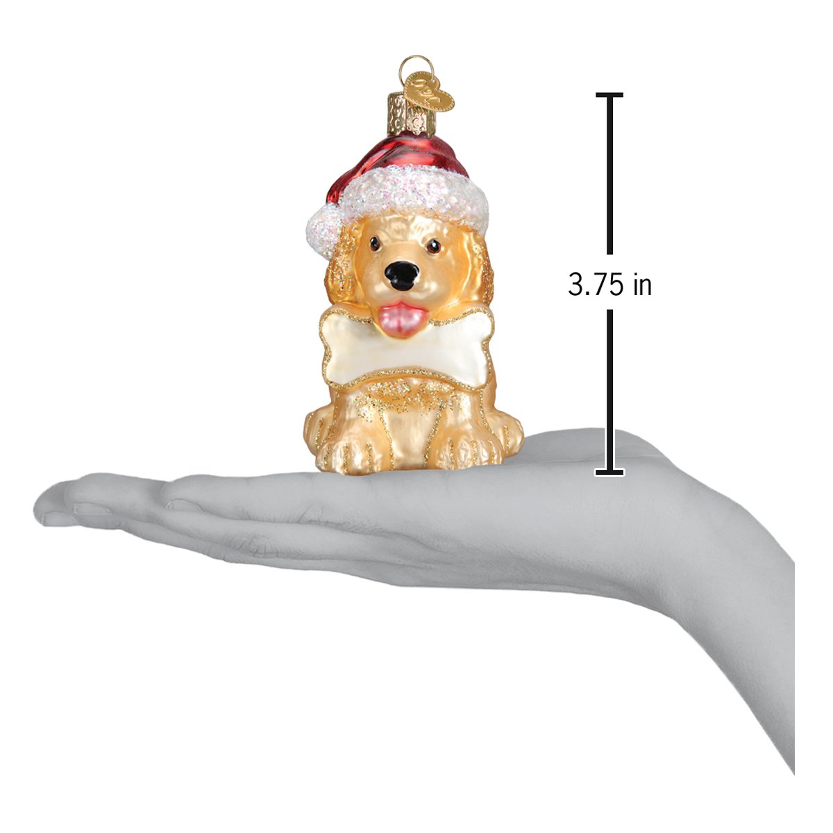 Jolly Pup Ornament Old World Christmas