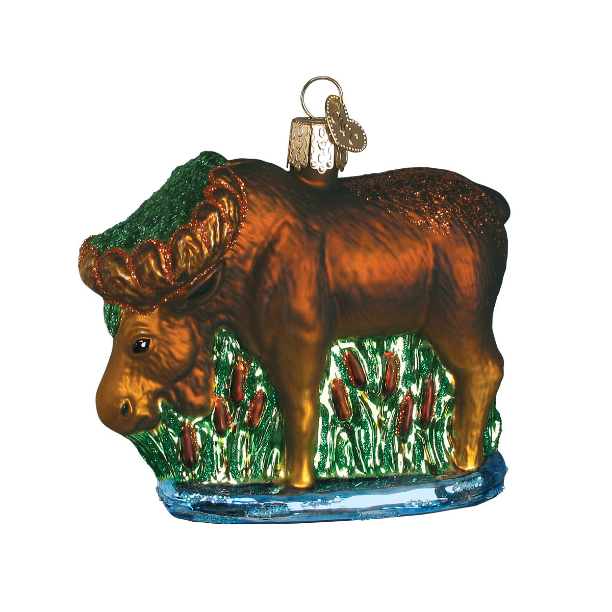 Munching Moose Ornament Old World Christmas
