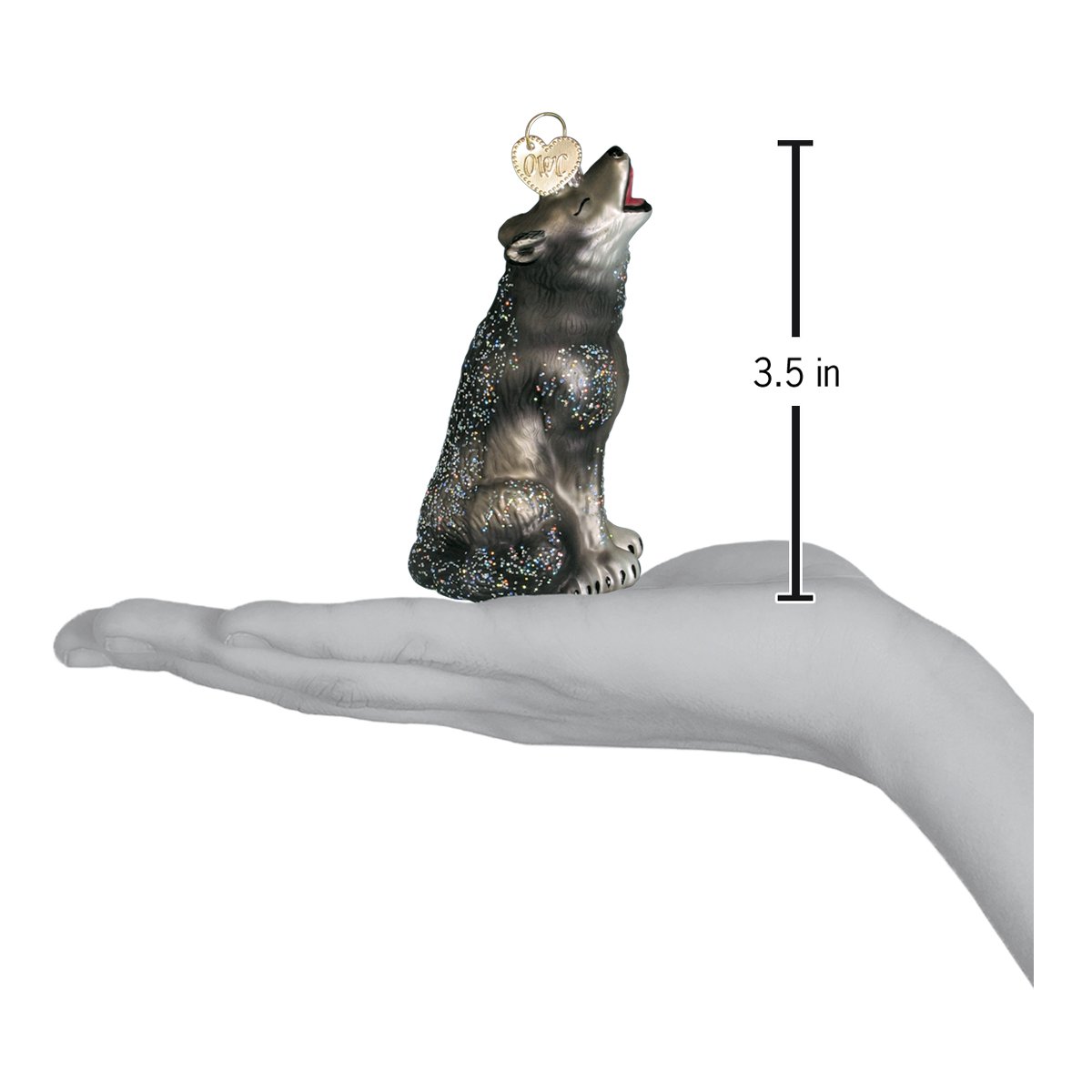 Howling Wolf Ornament Old World Christmas
