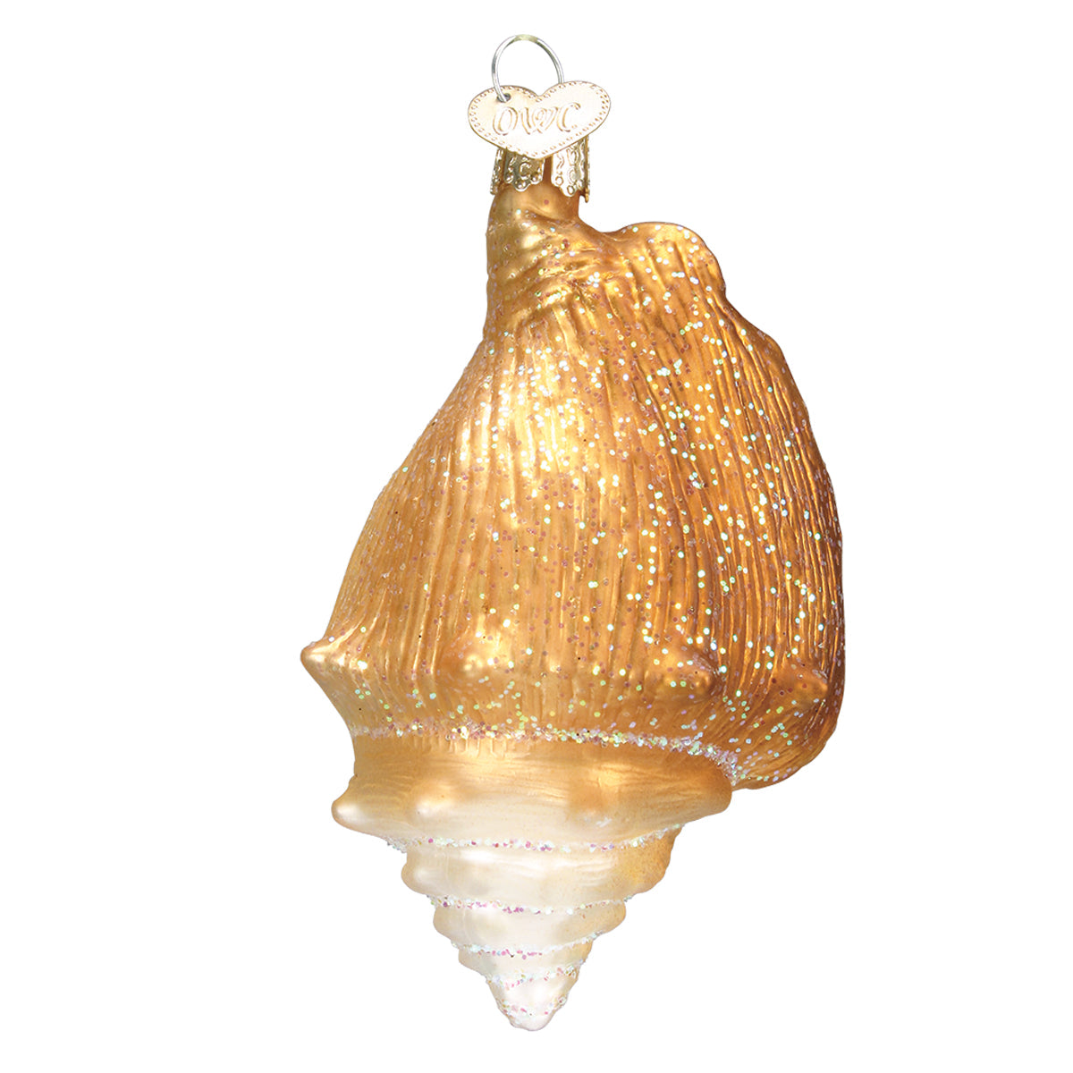 Golden Seashell Ornament Old World Christmas
