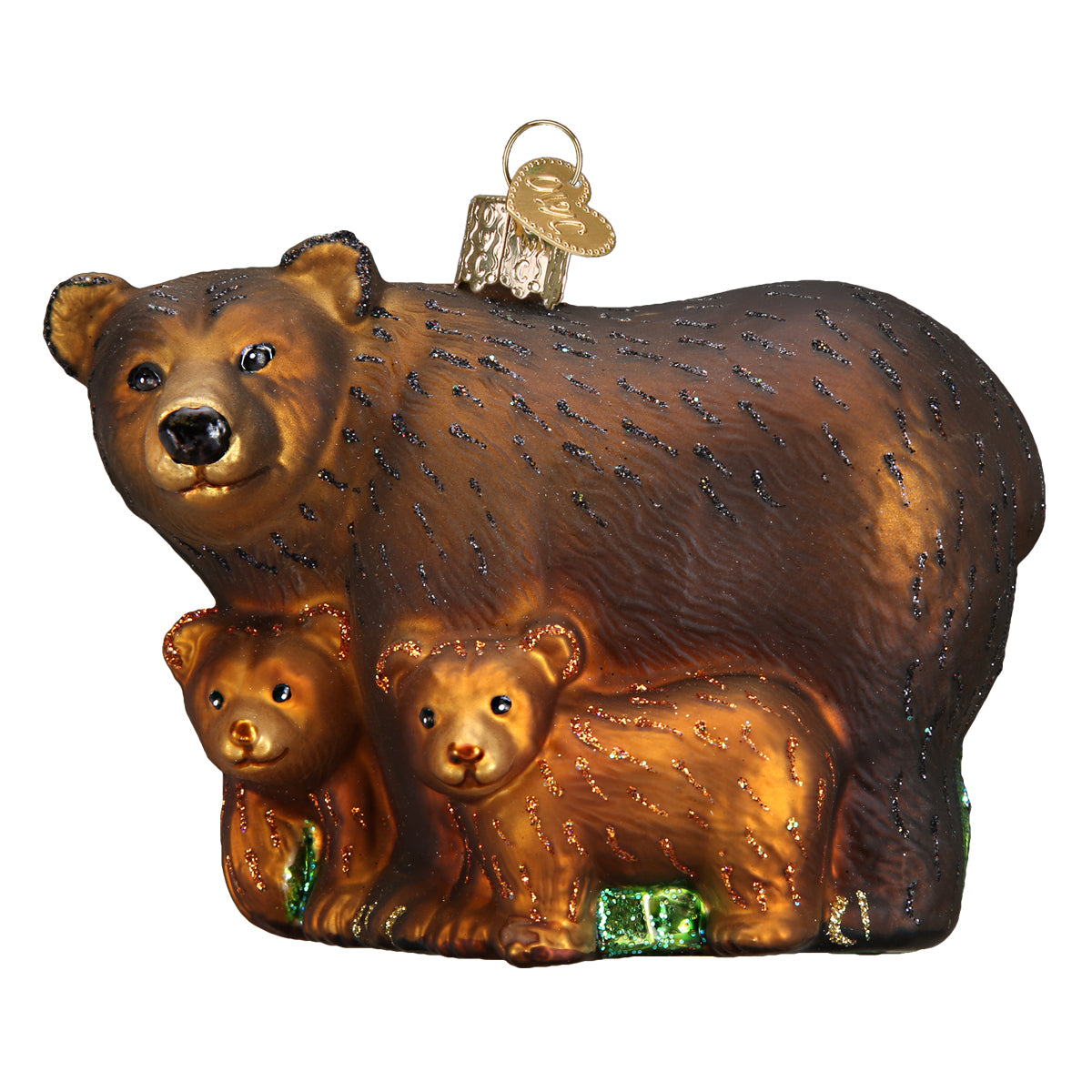Bear With Cubs Ornament Old World Christmas