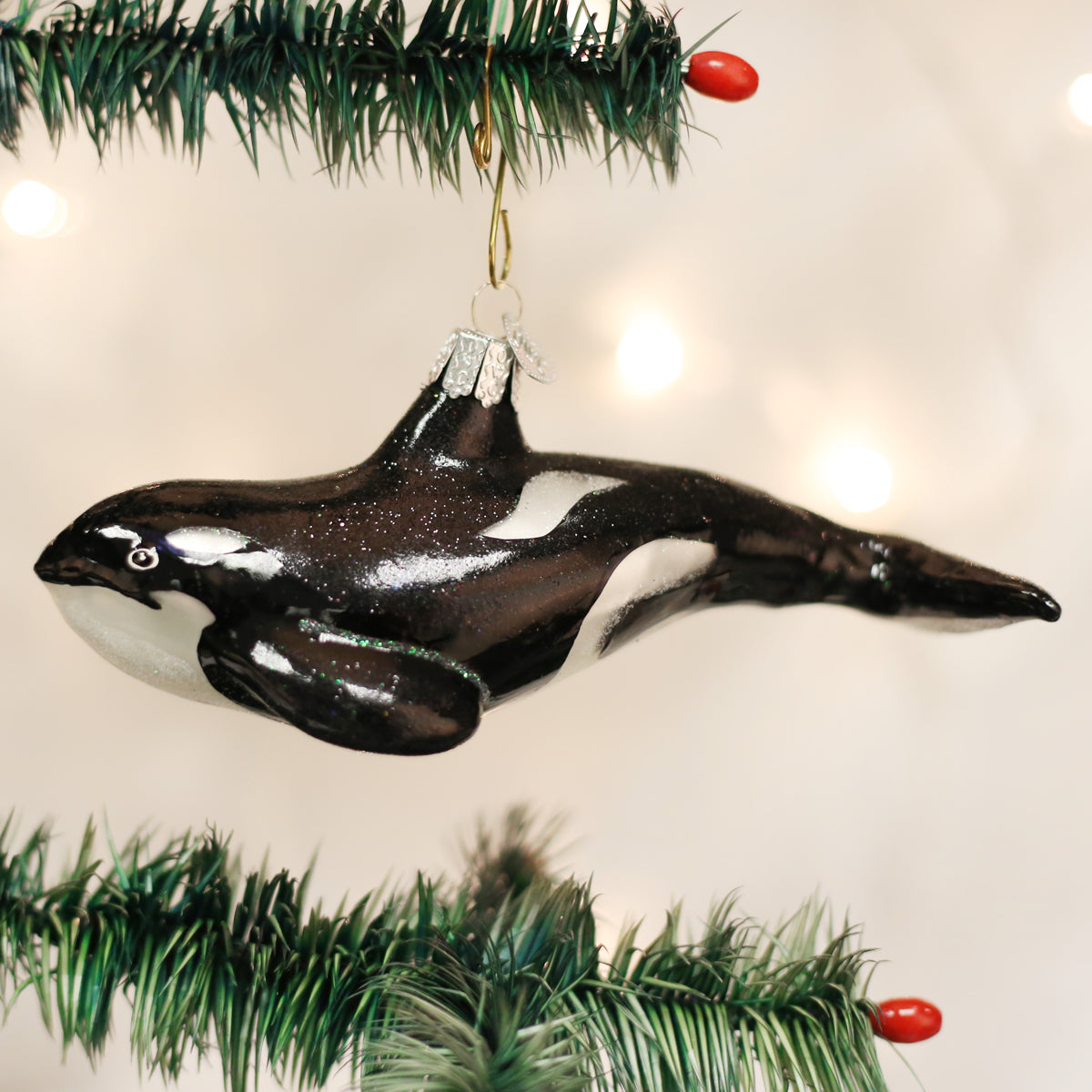Orca Whale Ornament Old World Christmas