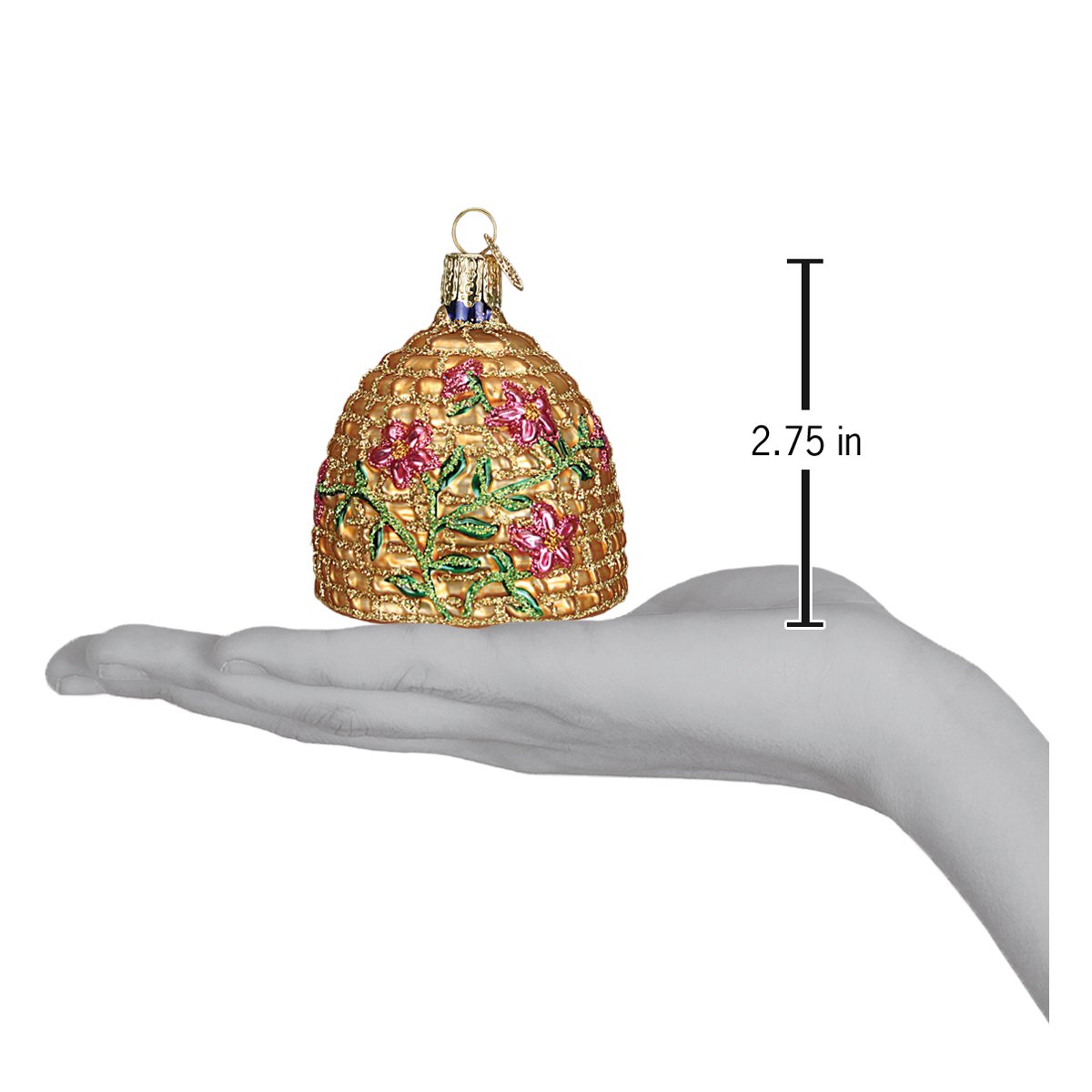 Bee Skep Ornament Old World Christmas