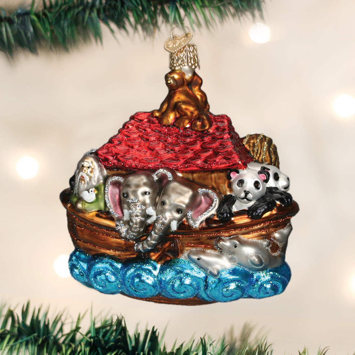 Noah's Ark Ornament Old World Christmas