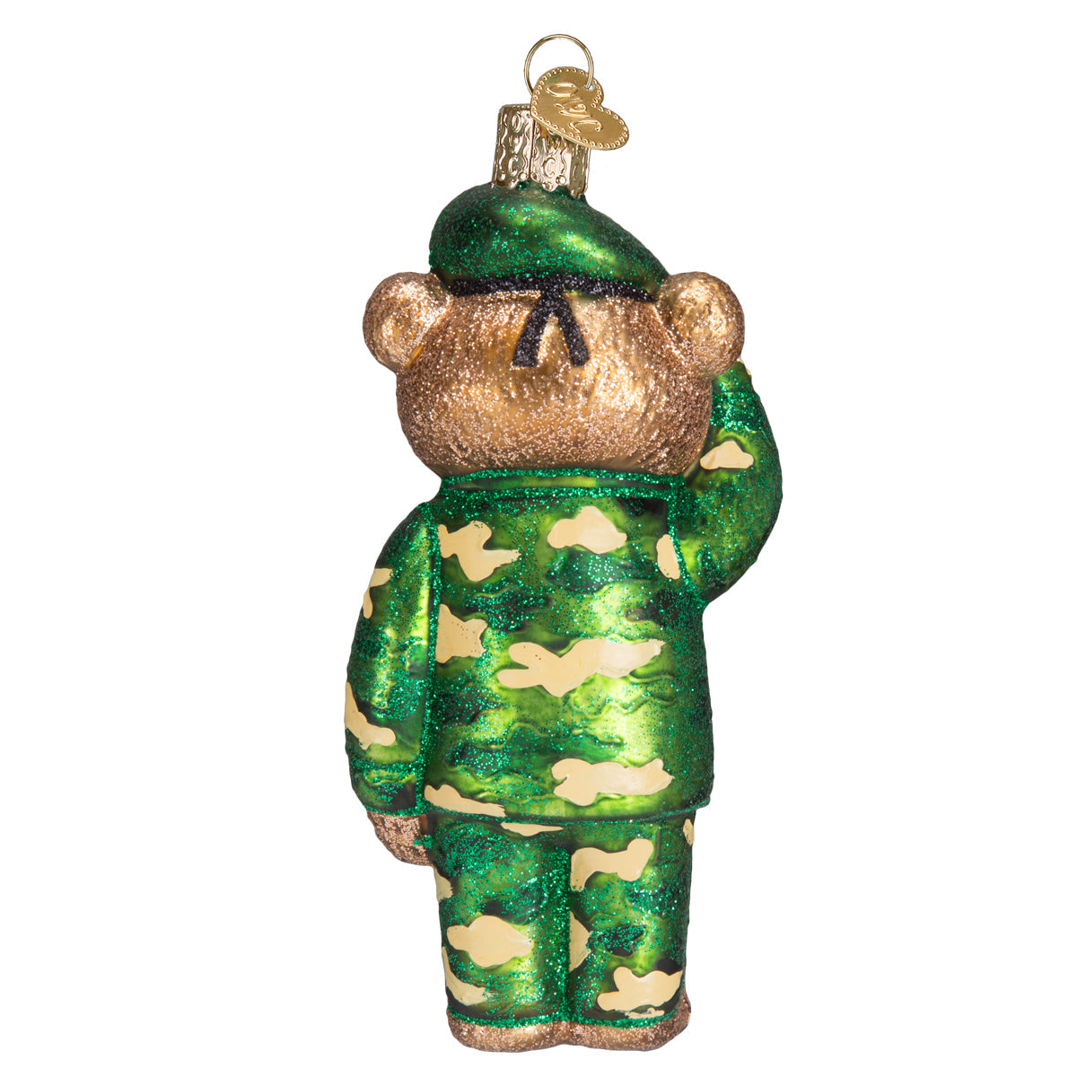 Army Bear Ornament Old World Christmas