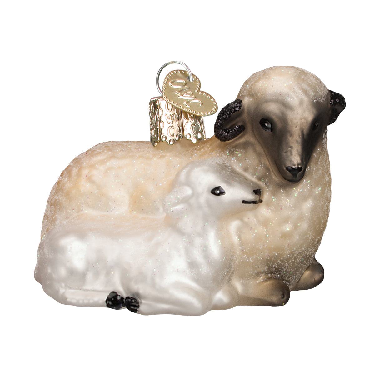 Sheep With Lamb Ornament Old World Christmas