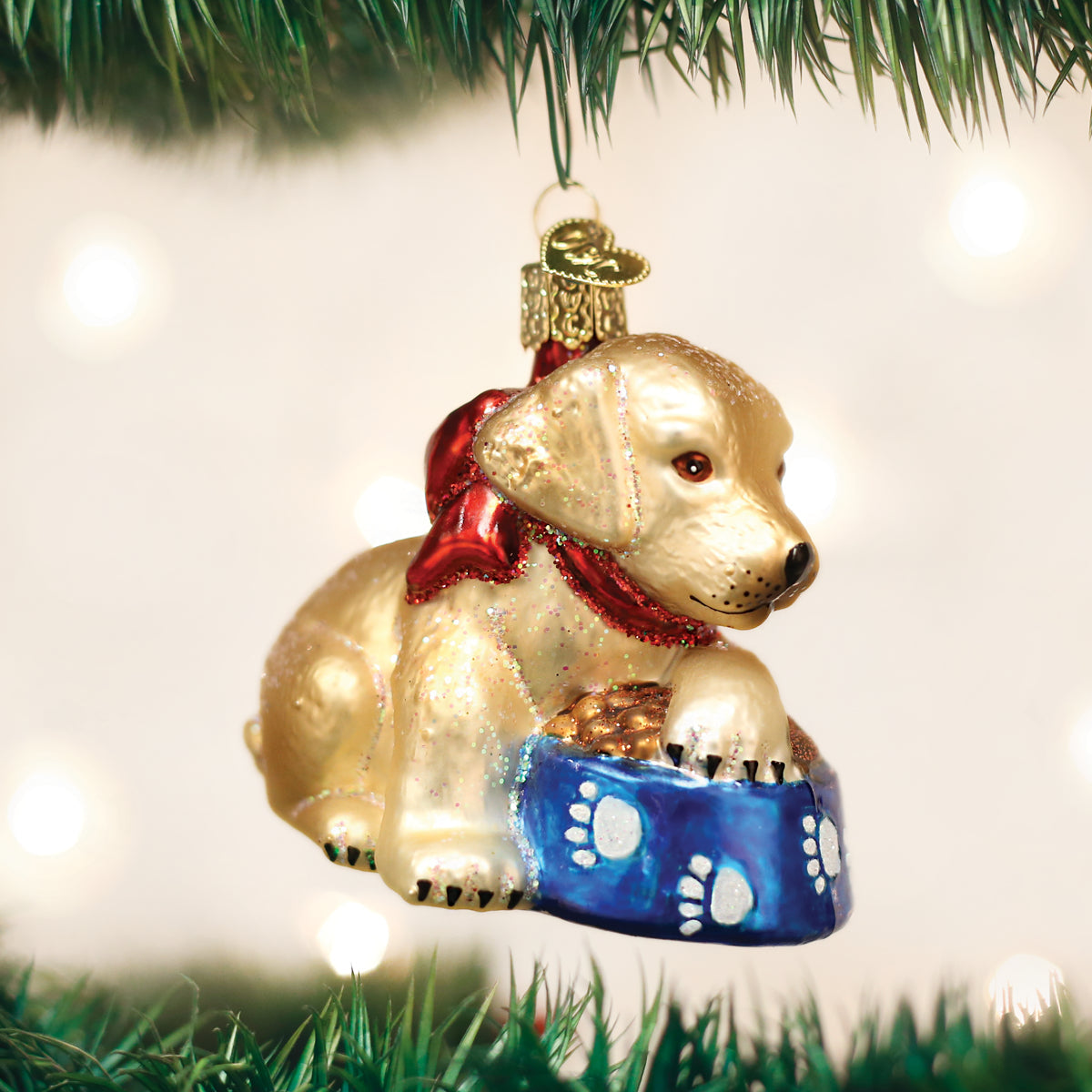 Labrador Pup Ornament Old World Christmas