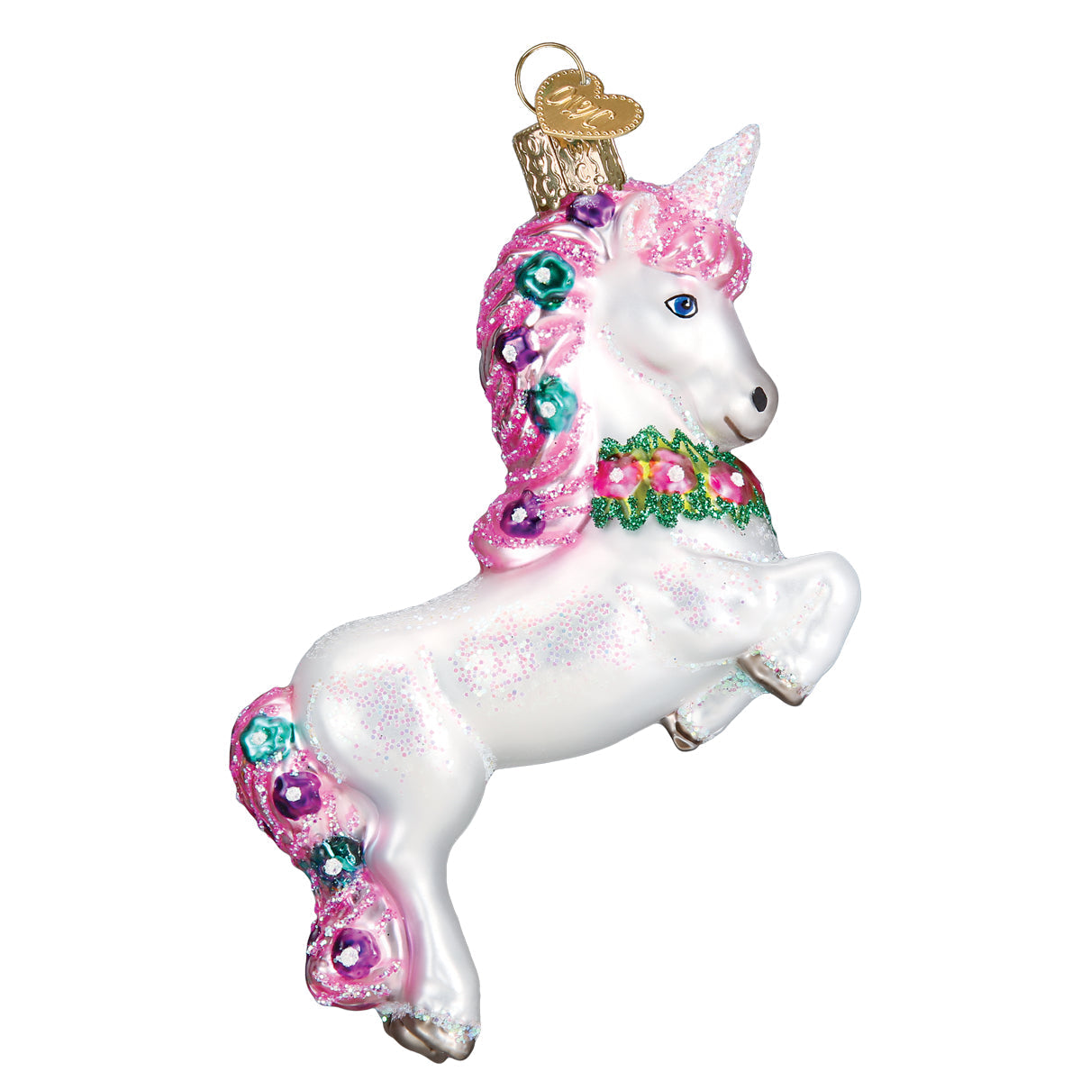 Prancing Unicorn Ornament Old World Christmas