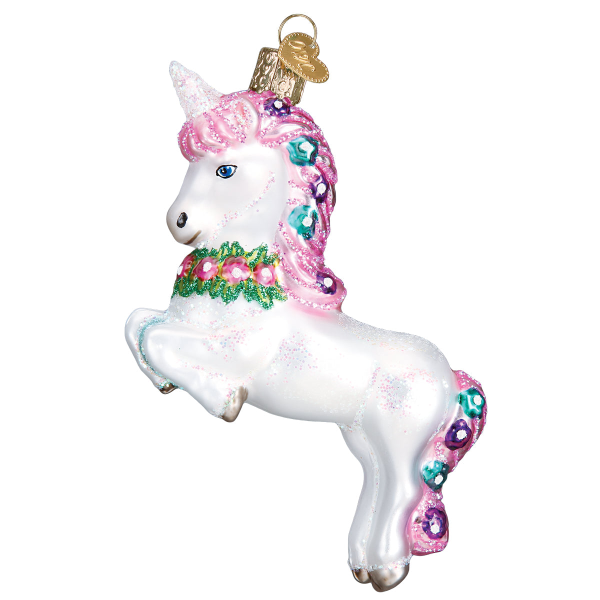 Prancing Unicorn Ornament Old World Christmas