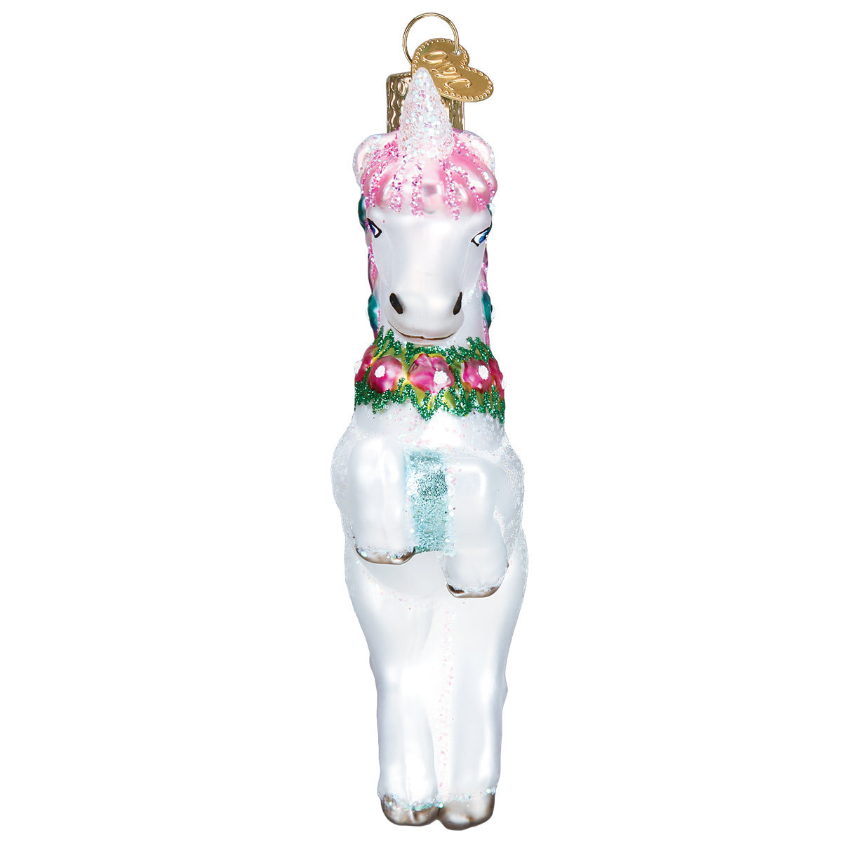 Prancing Unicorn Ornament Old World Christmas