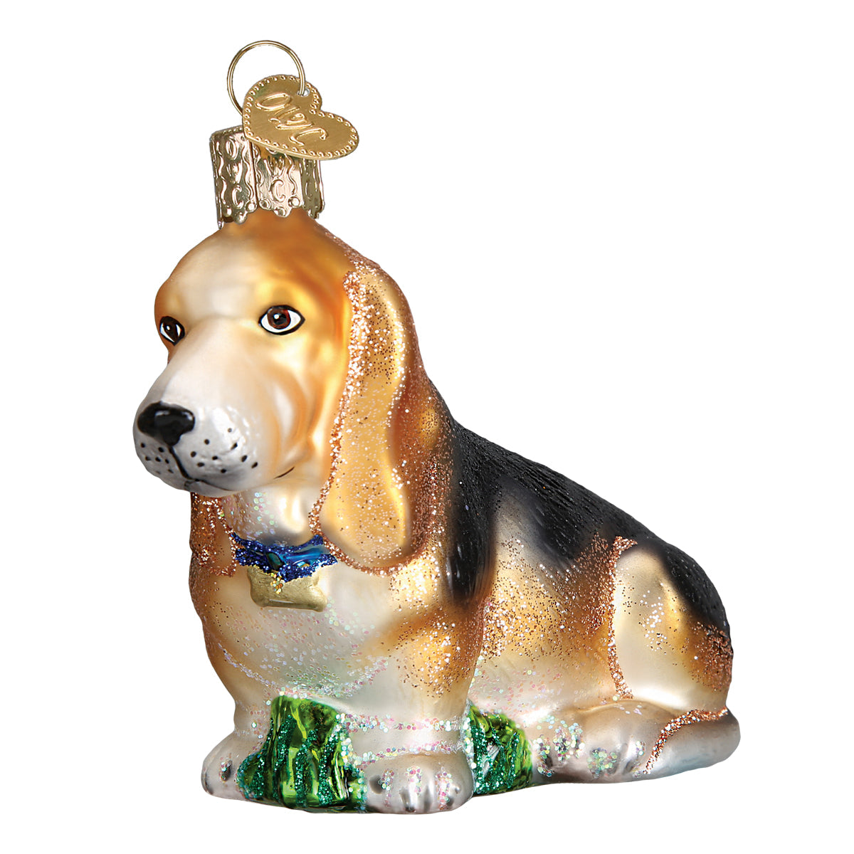 Basset Hound Ornament Old World Christmas