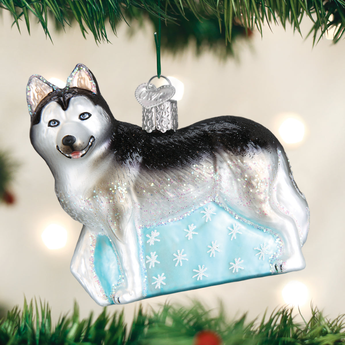 Siberian Husky Ornament Old World Christmas
