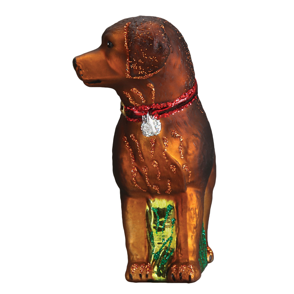 Standing Chocolate Lab Ornament Old World Christmas