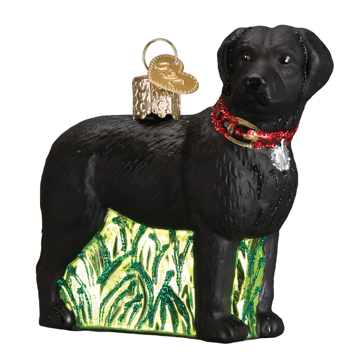 Standing Black Lab Ornament Old World Christmas