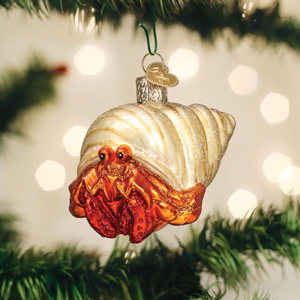 Hermit Crab Ornament Old World Christmas