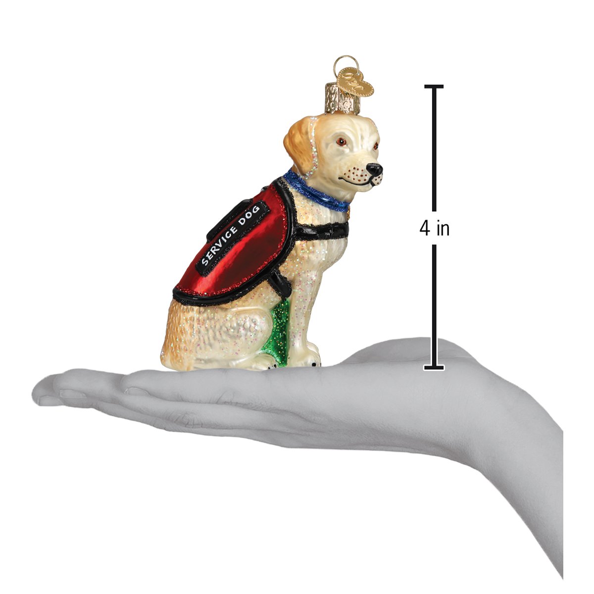 Service Dog Ornament Old World Christmas