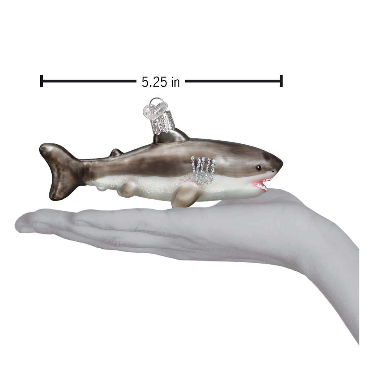 Great White Shark Ornament Old World Christmas