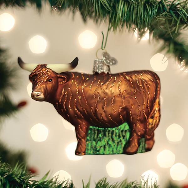 Highland Cow Christmas Ornament Old World Christmas