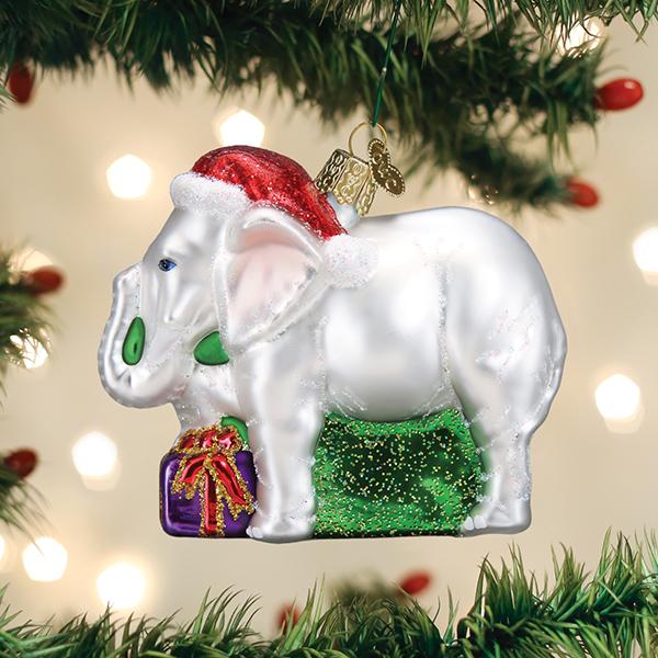 White Elephant Ornament Old World Christmas
