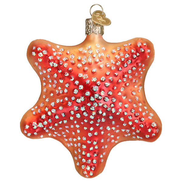 Red Starfish Ornament Old World Christmas