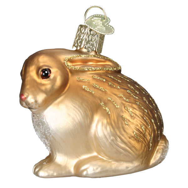 Tan Cottontail Bunny Ornament Old World Christmas