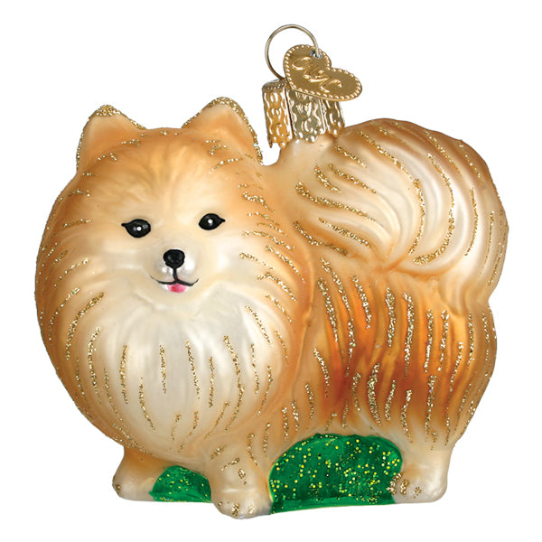 Standing Pomeranian Ornament Old World Christmas