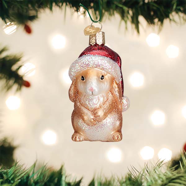 Standing Christmas Bunny Ornament Old World Christmas