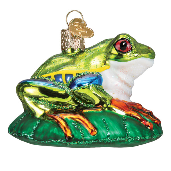 Red-eyed Tree Frog Ornament Old World Christmas