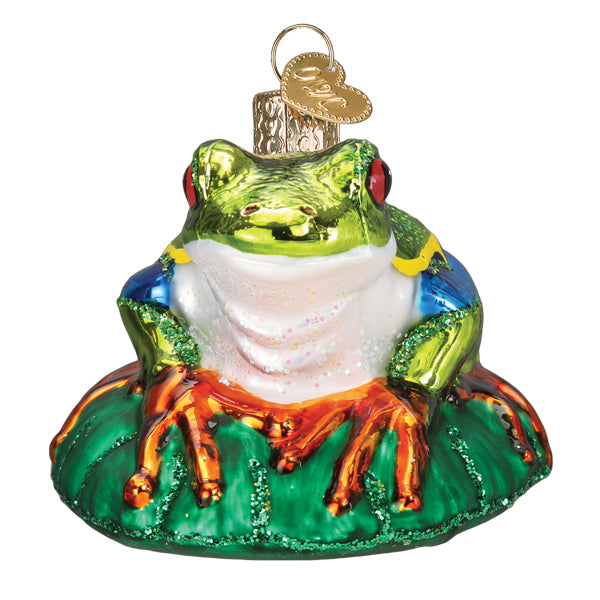 Red-eyed Tree Frog Ornament Old World Christmas
