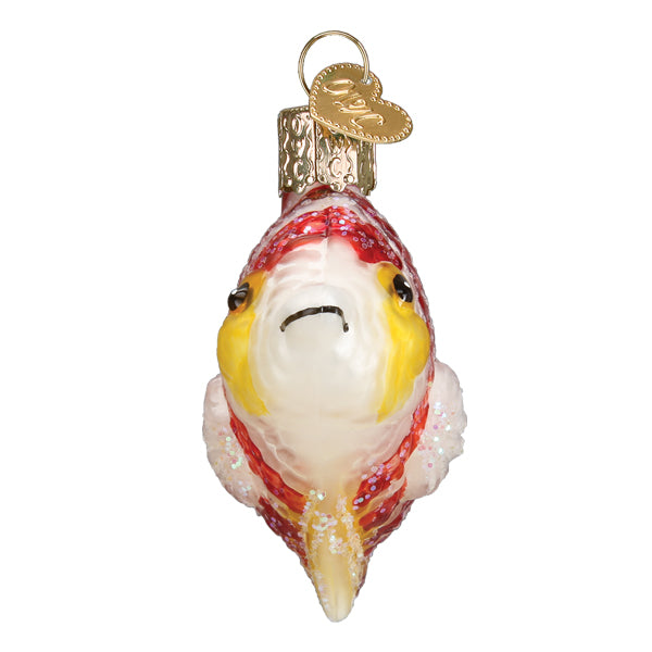 Peppermint Angelfish Ornament Old World Christmas