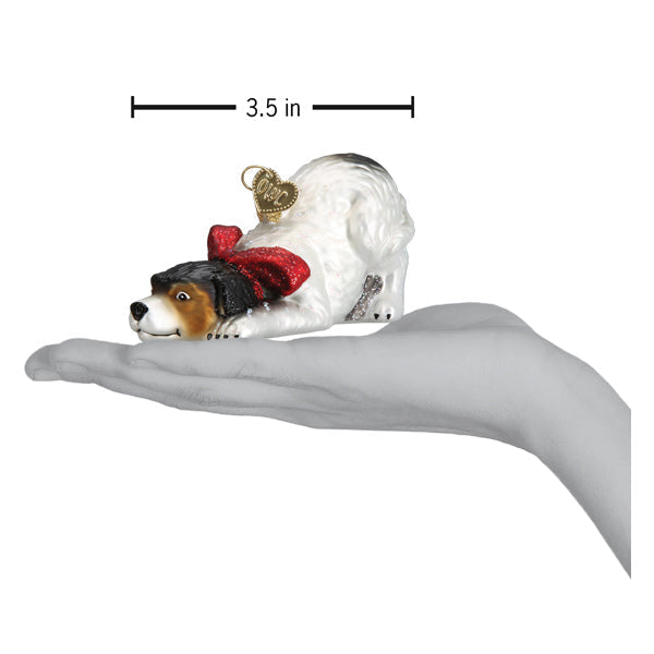 Norman Rockwell Signature Dog Ornament Old World Christmas
