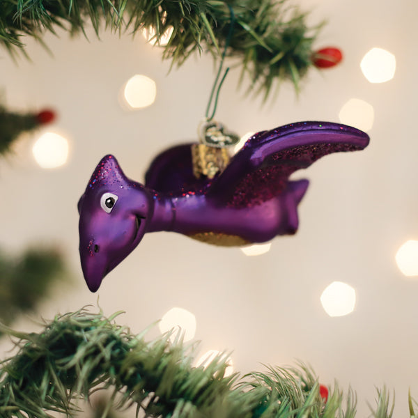 A-roarable Pterodactyl Ornament Old World Christmas