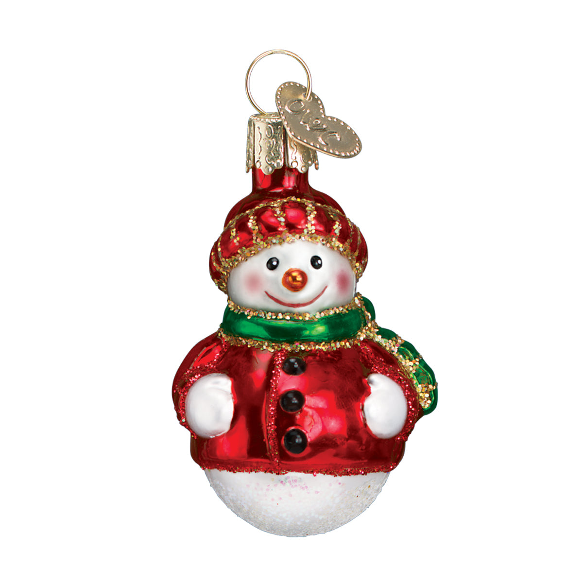 Mini Snowman Ornament Set Old World Christmas