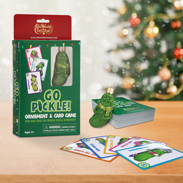 Go Pickle! Game & Ornament Old World Christmas
