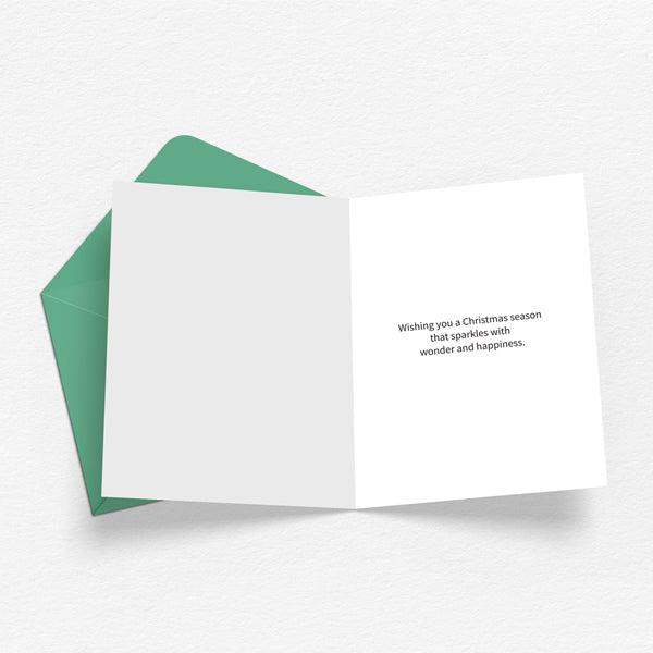 Reindeer Christmas Card Old World Christmas