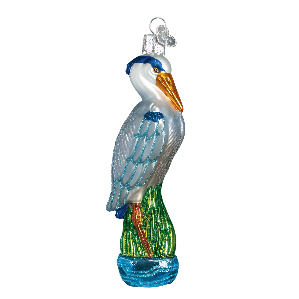 Great Blue Heron Ornament Old World Christmas