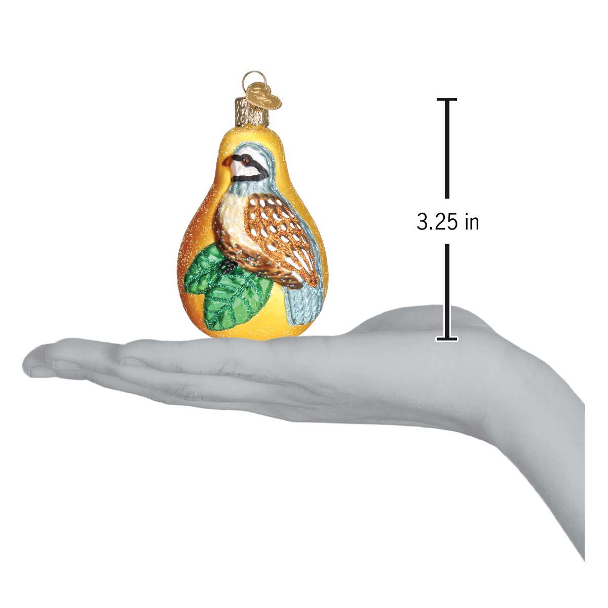 Partridge In A Pear Ornament Old World Christmas