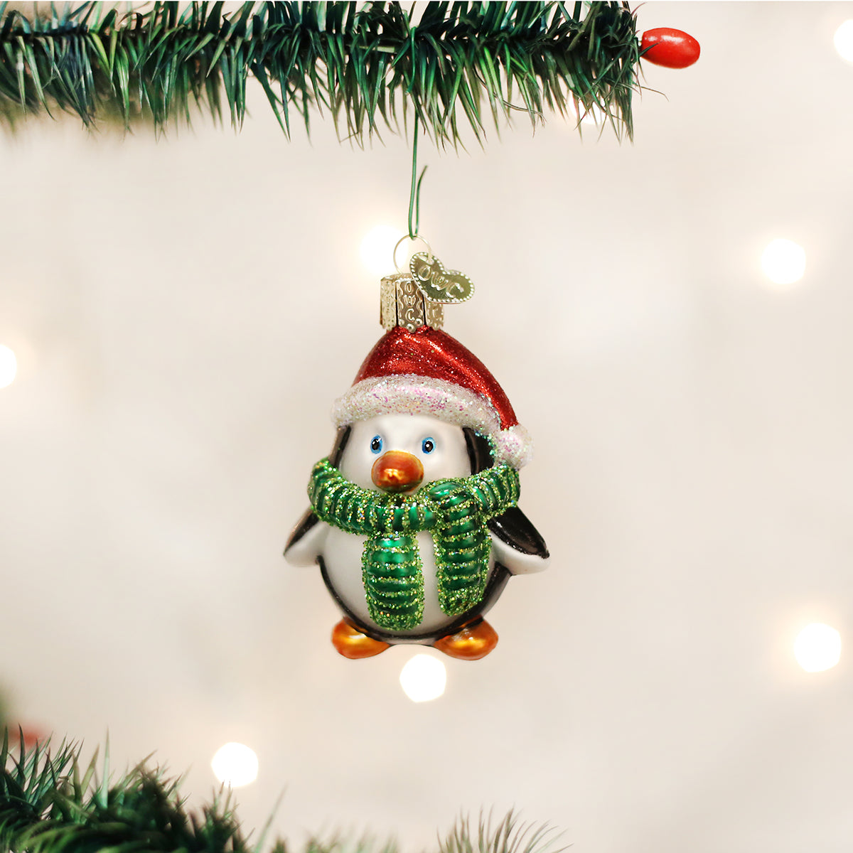 Playful Penguin Ornament Old World Christmas