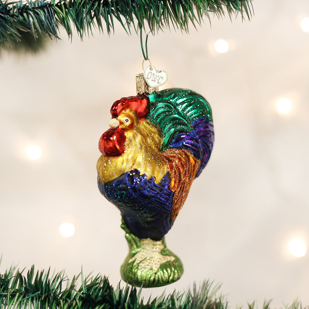 Heirloom Rooster Ornament Old World Christmas