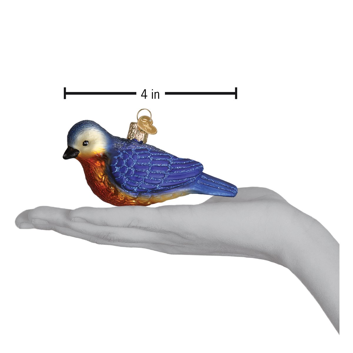 Hanging Western Bluebird Old World Christmas